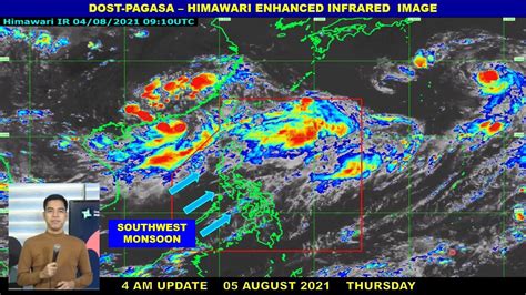 Public Weather Forecast issued at 4AM .